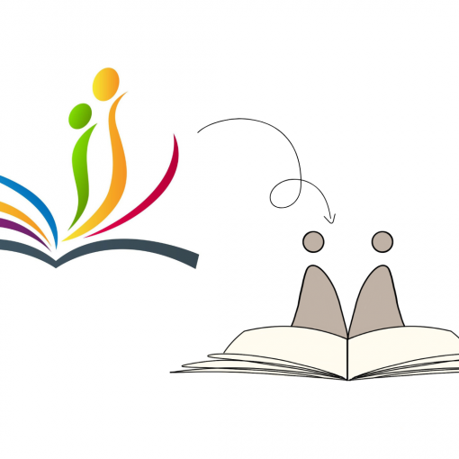 Das neue und das alte Logo von Buchlesung24 - eine online Vermittlungsplattform zwischen Veranstaltern eine Bibliothek, Café, Hotel, Seniorenzentrum, Kulturzentrum, Buchhandlung, Buchladen, Restaurant mit regionalen Autoren.