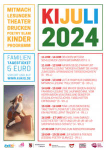 KuKiO Kinder- und Jugendbuchfestival Programm